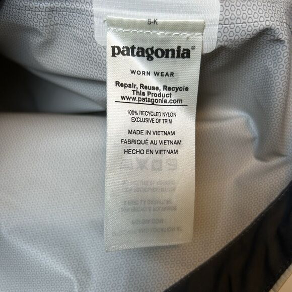 Patagonia Jacket Women’s Large White Torrentshell H2NO Full Zip Hooded Gorpcore - Picture 9 of 16